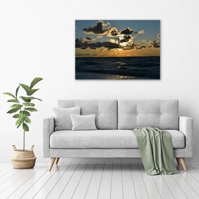 Print pe canvas Apus de soare peste mare