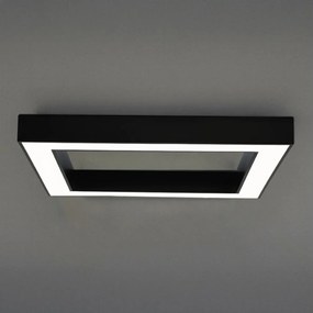 Plafonieră LED/100W/230V 3000/4000/6500K 80x80 cm negru