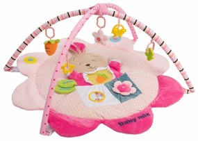 Baby Mix Păturică de joacă Iepuraș, 87 x 41 cm