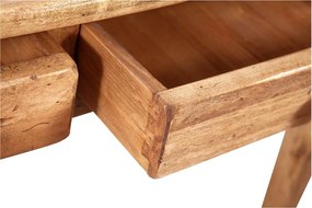 Masa consola, L73 36 H75 cm, natur antichizat, lemn masiv