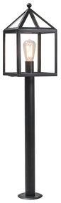 Stâlp pentru lampă de exterior negru 100 cm - Amsterdam