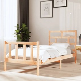 3101333 vidaXL Cadru de pat, 90x200 cm, lemn masiv de pin