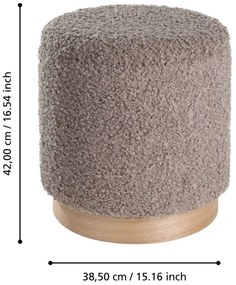 SET 2x taburet Eglo 424141 MASHIKE d. 31,5/38,5 cm maro