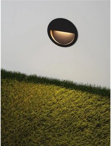 Spot incastrabil exterior IP65, LED CCT Sete negru