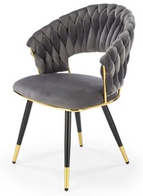 Scaun K551 velvet gri