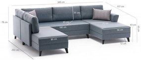 Coltar Extensibil Efsun, Antracit