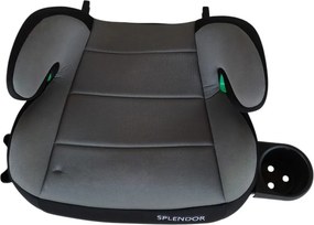 Inaltator auto XXL cu ISOFIX si suport pahar NOVOKIDS Splend'or Edition HF-02, R129 i-Size, 125-150 cm, Gri