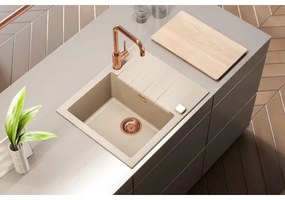 Chiuvetă de bucătărie ALVEUS 1132017 CADIT 59x50 cm alb