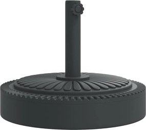 vidaXL Suport umbrelă pentru stâlpi Ø38 / 48 mm, 25 kg, rotund
