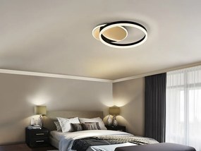 Lustra LED aplicata design modern circular Oriel