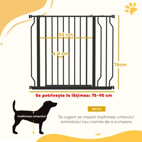 PawHut Barieră Reglabilă pentru Câini | Aosom Romania