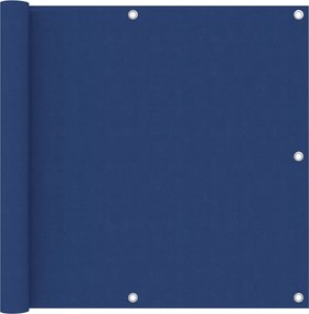 vidaXL Paravan de balcon, albastru, 90 x 500 cm, țesătură oxford