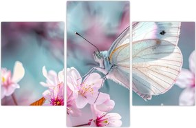 Tablou - Fluture pe un cireș (90x60 cm)