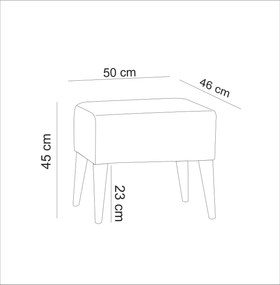 Taburete Zjani (gri). 1087760