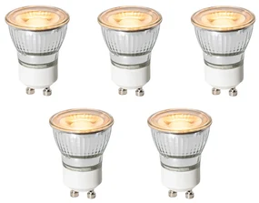 Set de 5 becuri LED GU10 dimabile 35mm 4W 200 lm 2200K