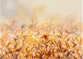 Tablou - Frunze în culori de toamnă, pictură în ulei (70x50 cm)