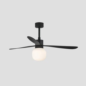 Lustra cu Ventilator si telecomanda AMELIA L BALL LED negru
