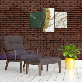 Tablou - Marmură verde N⁰1 (90x60 cm)