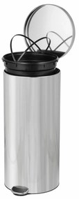 Alda Coș de gunoi cu pedală Freedom Fresh 30 l,oțel inoxidabil lucios, 30 l