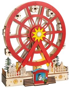 Decorațiune LED de Crăciun Solight 1v277 LED/2xAA/alb cald carusel