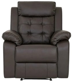 Fotoliu recliner Springfield 232101x87x87cm, 46 kg, Maro, Piele eco