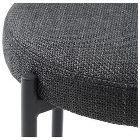 Scaun gri închis din metal Pelican – Unique Furniture