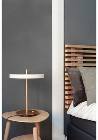 Veioză albă LED cu intensitate reglabilă cu abajur din metal (înălțime 41,5 cm) Asteria Table – UMAGE