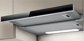 Hota de bucătărie încastrabilă Elica Elite 14 Lux GRVT 60, 121 W, 60 cm, Clasa D, 304 m³/h, iluminare LED, Gri/Negru