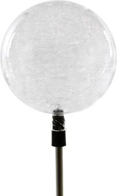 Lampă solară LED de grădină Garth bilă de sticlă