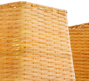 Aplica de perete LUX cu abajur din ratan Lexington nickel