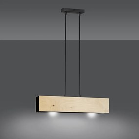 Suspensie Carlo 2 Black 610/2 Emibig Lighting, Modern, E27, Polonia