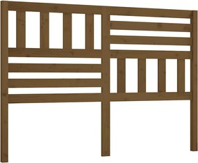 vidaXL Tăblie de pat, maro miere, 166x4x100 cm, lemn masiv de pin