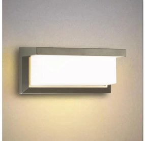 Aplică LED de exterior Brilagi BRICKY LED/12W/230V gri IP54