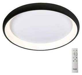 Plafonieră LED dimabilă ANTONIO LED/80W/230V negru Azzardo AZ5075 + telecomandă