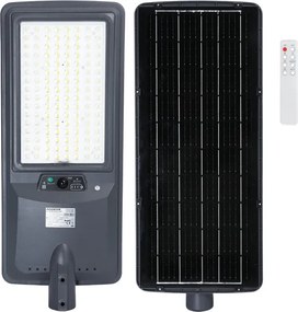 Aigostar - Lampă stradală solară LED cu senzor/400W/3,2V 4800mAh + telecomandă