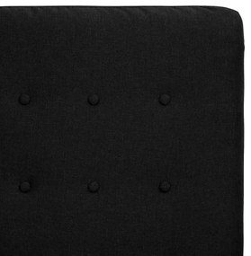 Fotoliu de masaj rabatabil electric, negru, material textil 1, Negru