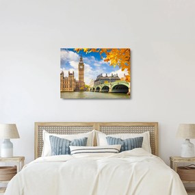 Tablou pe sticlă - Big Ben, Londra (70x50 cm)