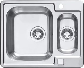 Chiuveta inox Alveus Line Maxim 50 Satin 62x50 cm