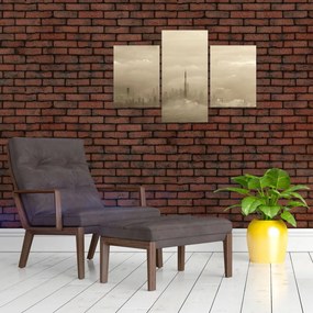 Tablou - Oraș în nori (90x60 cm)