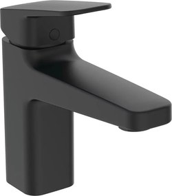 Baterie lavoar Ideal Standard Ceraplan BlueStart negru mat cu ventil Pop-Up metalic