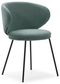 Set de scaune de sufragerie verde 2 buc. tapițat Rush – Marckeric