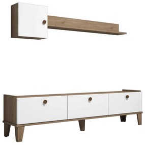 Mobilier living Summer (stejar + alb). 1088301