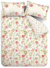 Lenjerie de pat crem pentru pat dublu 200x200 cm Ella Poppy – Catherine Lansfield