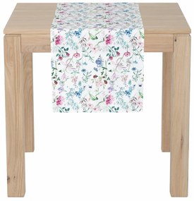 Traversă de masă Mix de flori , 40 x 150 cm