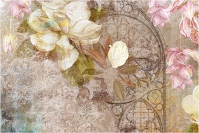 Tablou - Ornament de flori (90x60 cm)