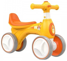 Trotineta fara pedale pentru copii NOVOKIDS™ EVO Balance Bubbles Bike, Cu masina de facut baloane si melodii, Maxim 30 Kg, 4 roti, Stabilitate mare,