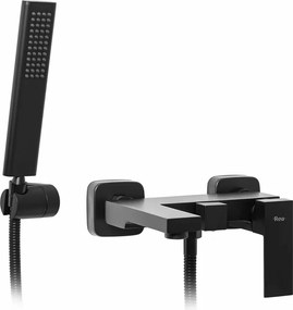 Baterie pentru cada cu set de dus Rea Fenix negru mat