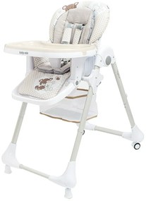 Scaun înalt  de masă pentru copii Baby Mix Infant, bej