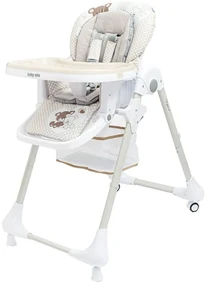 Scaun înalt  de masă pentru copii Baby Mix Infant, bej