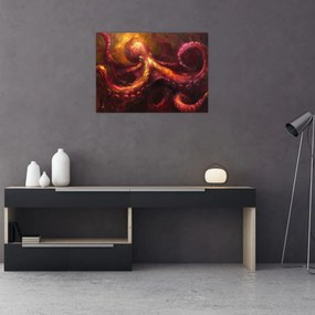 Tablou - Octopus, pictură în ulei (70x50 cm)